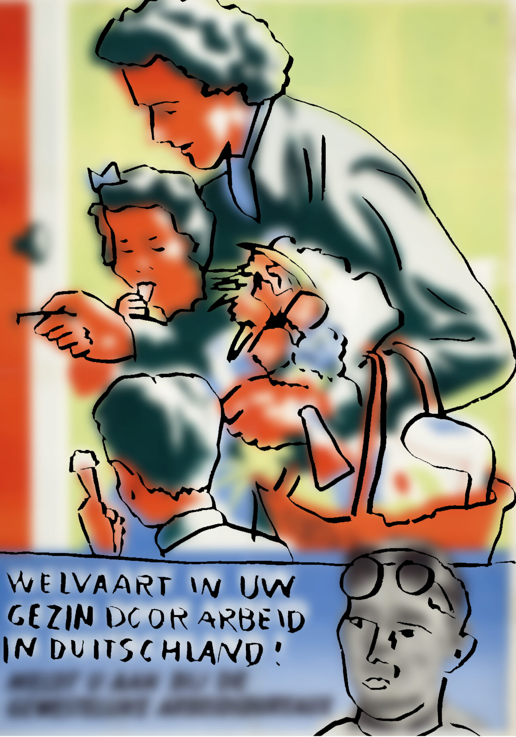 “Prosperity in your family through work in Germany! Sign up at the regional employment offices.” NIOD, beeldbankwo2, no. 193513